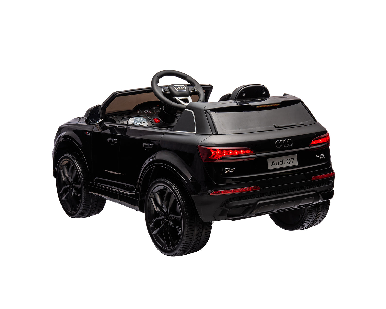 Акумулаторна Кола Licensed Audi Q7 Black + Батерия 12V7Ah