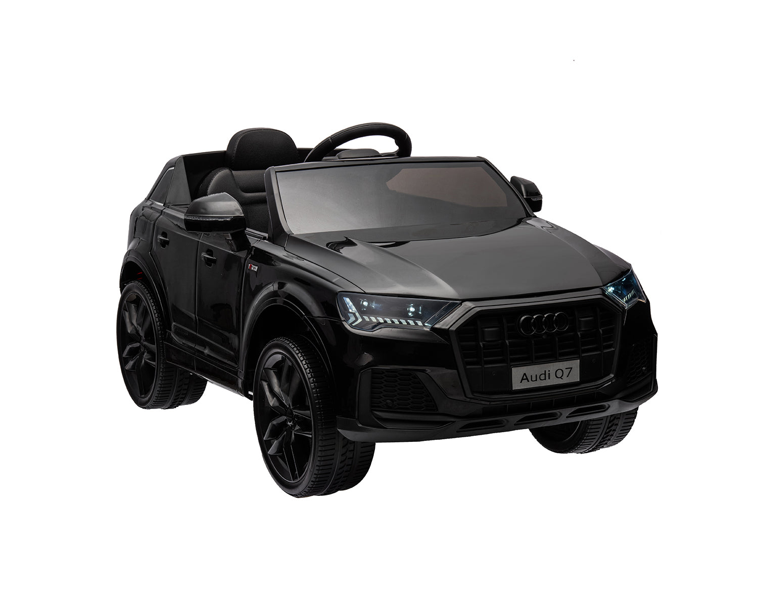 Акумулаторна Кола Licensed Audi Q7 Black + Батерия 12V7Ah