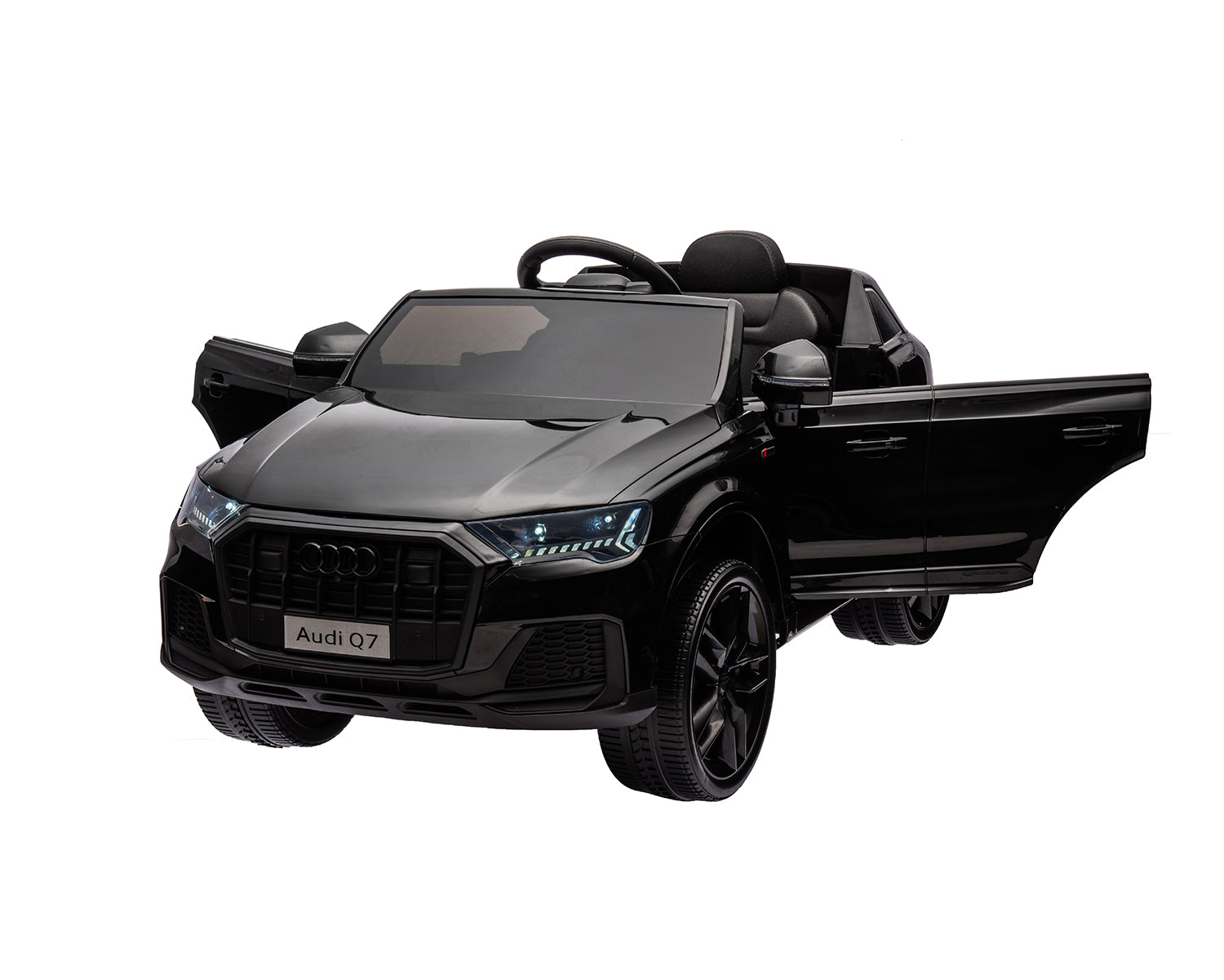 Акумулаторна Кола Licensed Audi Q7 Black + Батерия 12V7Ah