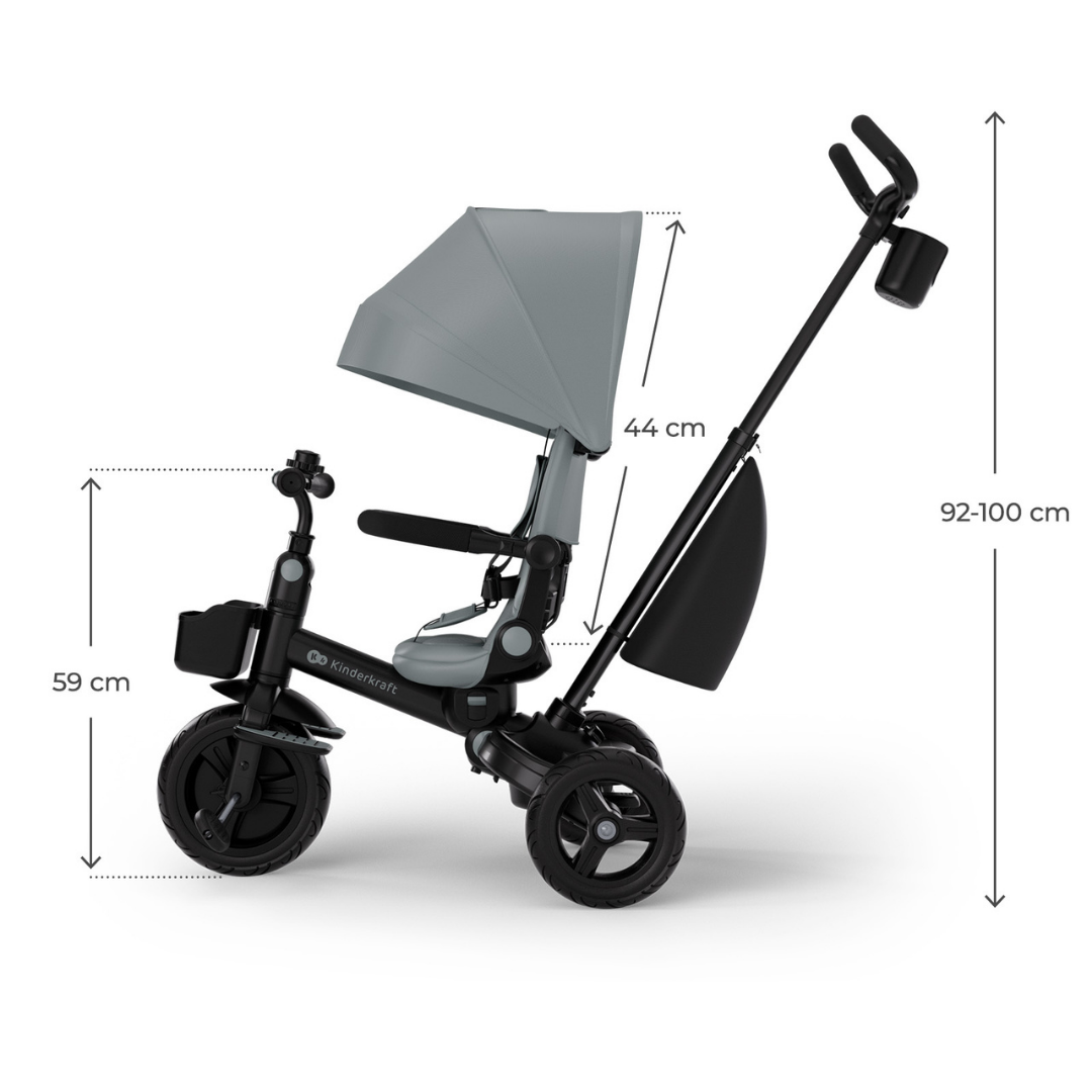 Aveo 2 Plus Триколка Grey Kinderkraft