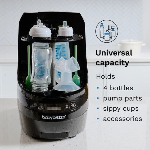 Машина За Почистване На Шишета Bottle Washer Pro Black Baby Brezza