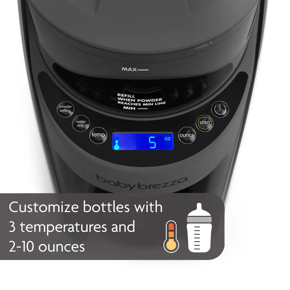 Уред За Приготвяне На Адаптирано Мляко Formula Pro Advanced Charcoal Baby Brezza