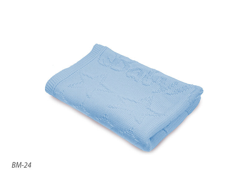 Бебешко Одеяло 75x100 См Звезда Синьо Babymatex