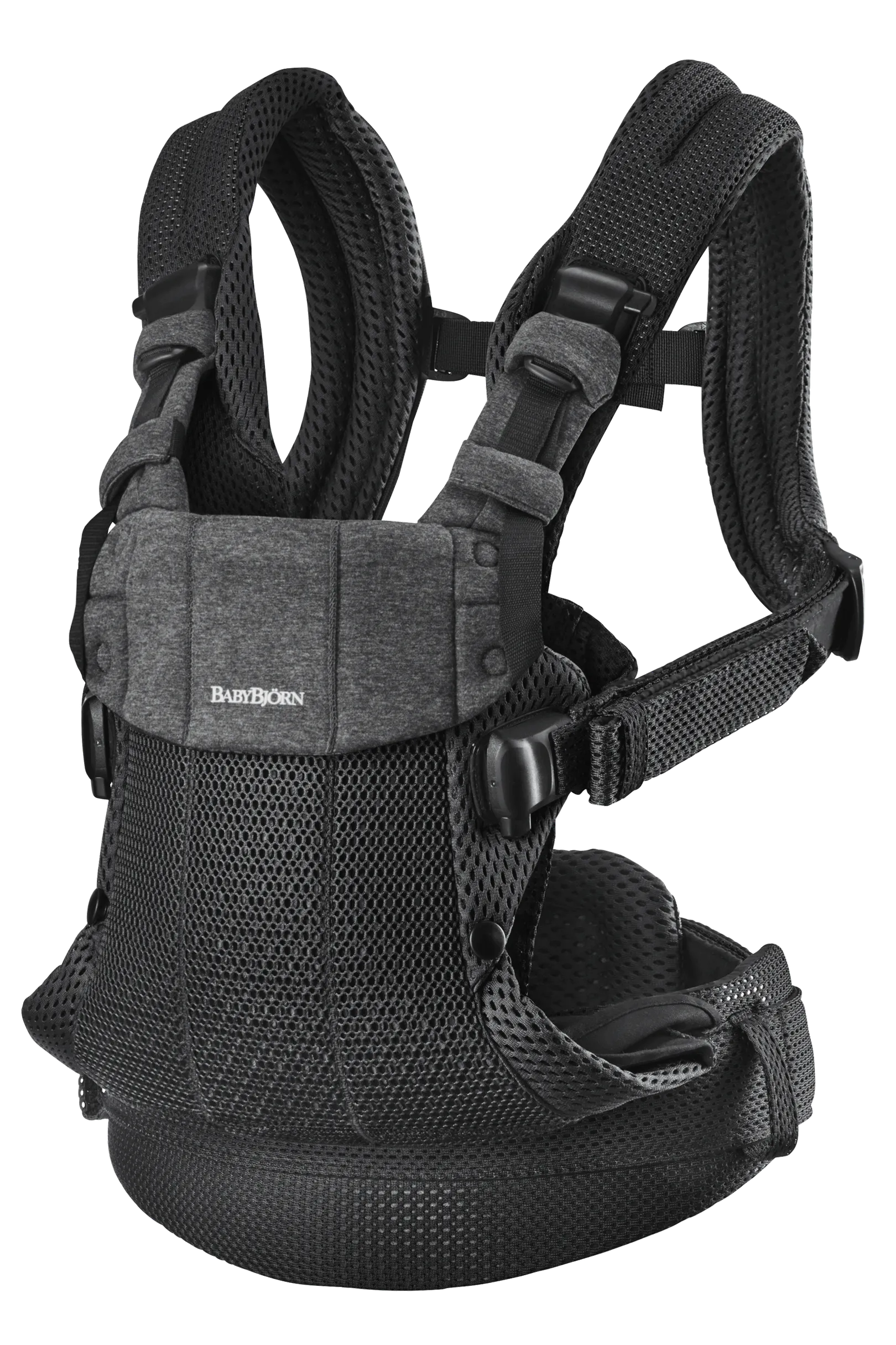 Бебешка Ергономична Раница Harmony, Mesh 3d, Black Babybjörn