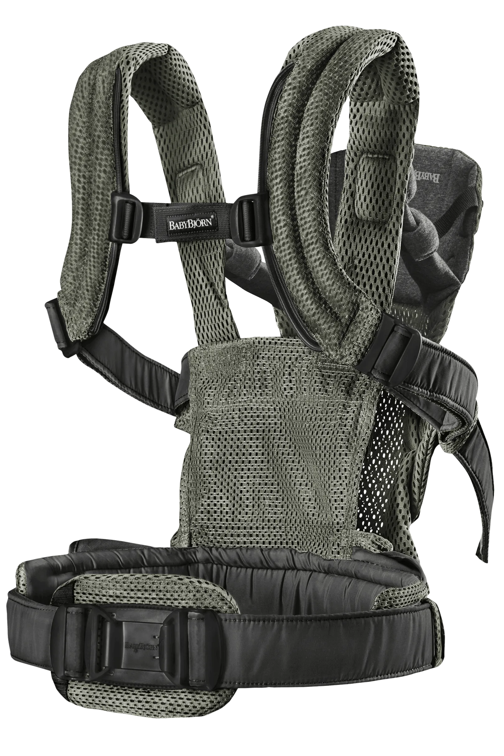 Бебешка Ергономична Раница Harmony, Mesh 3d, Dark Green Babybjörn