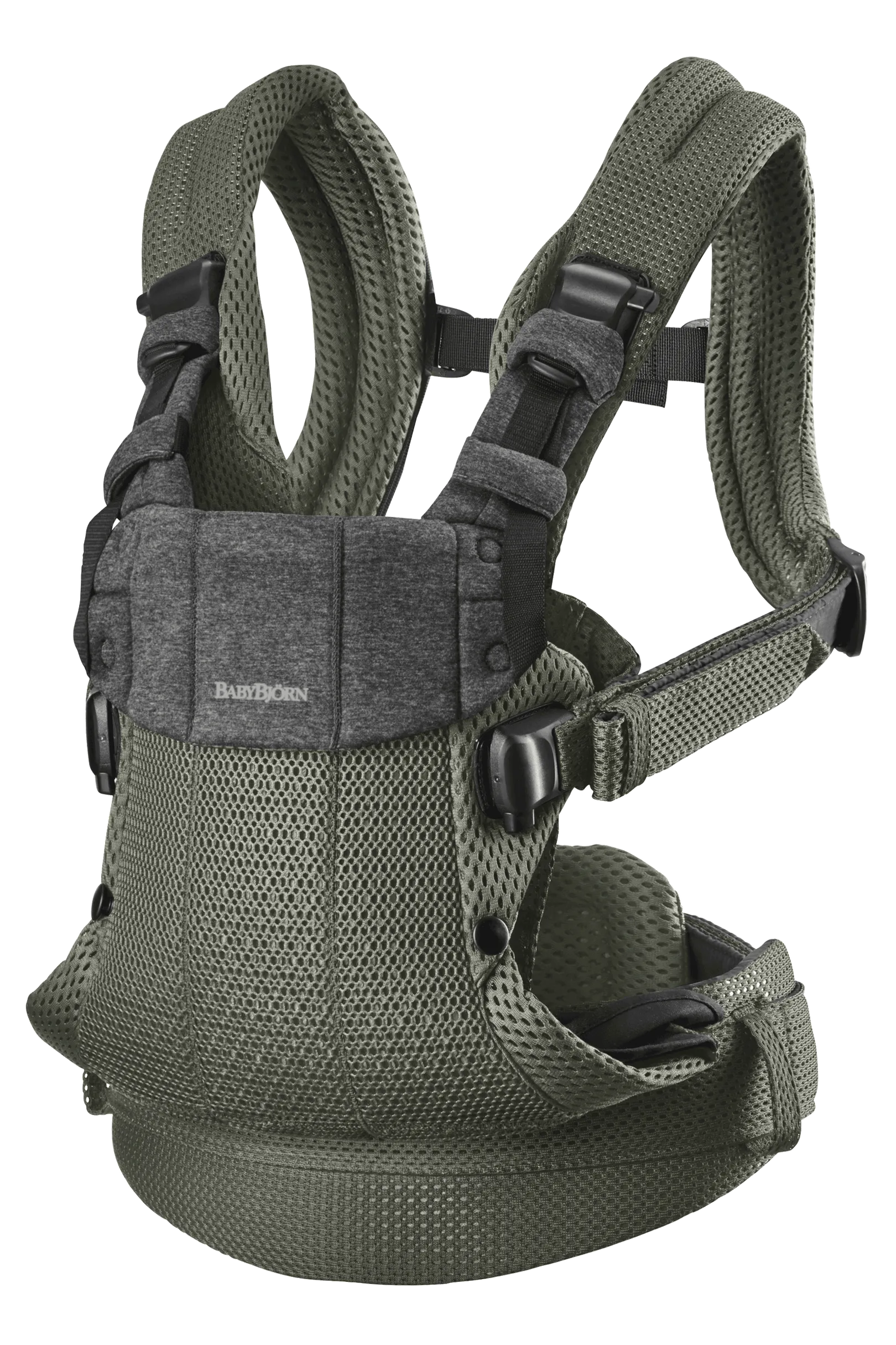 Бебешка Ергономична Раница Harmony, Mesh 3d, Dark Green Babybjörn