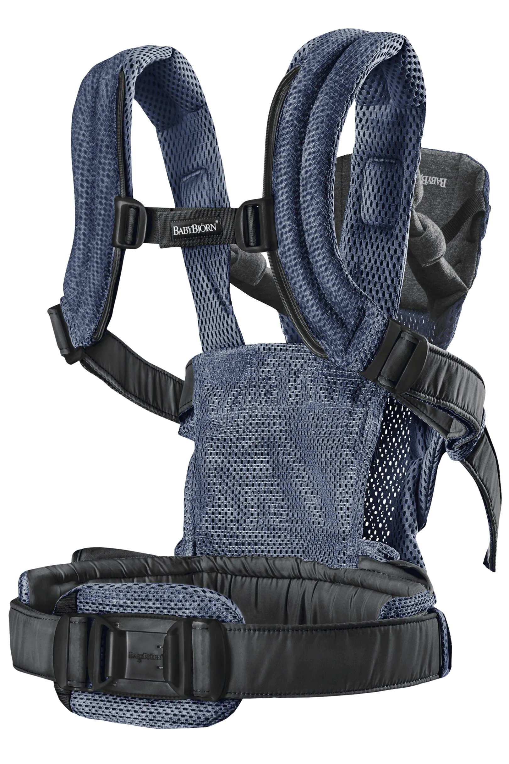 Бебешка Ергономична Раница Harmony, Mesh 3d, Navy Blue Babybjörn