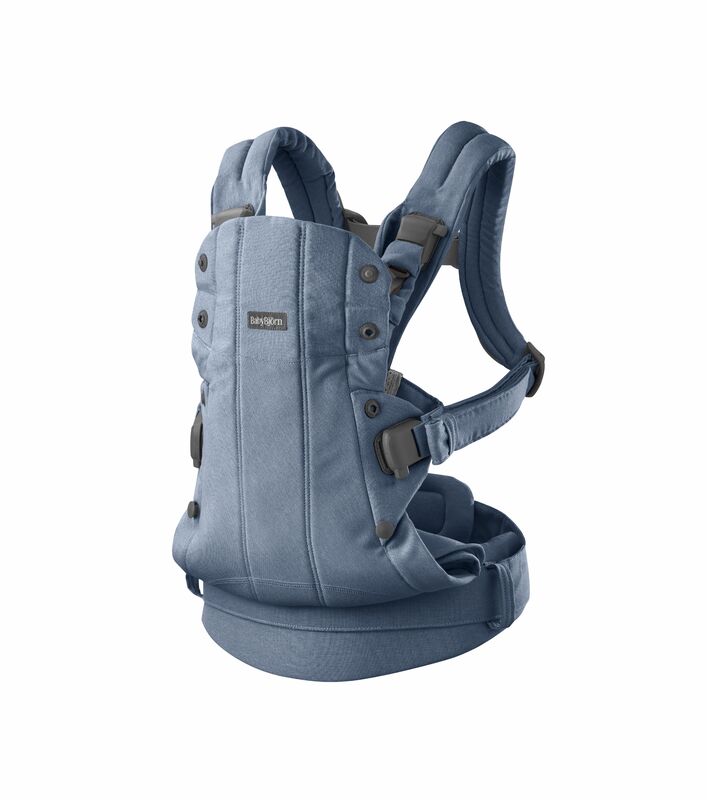Бебешка Ергономична Раница Harmony, Woven, Blue Melange Babybjörn