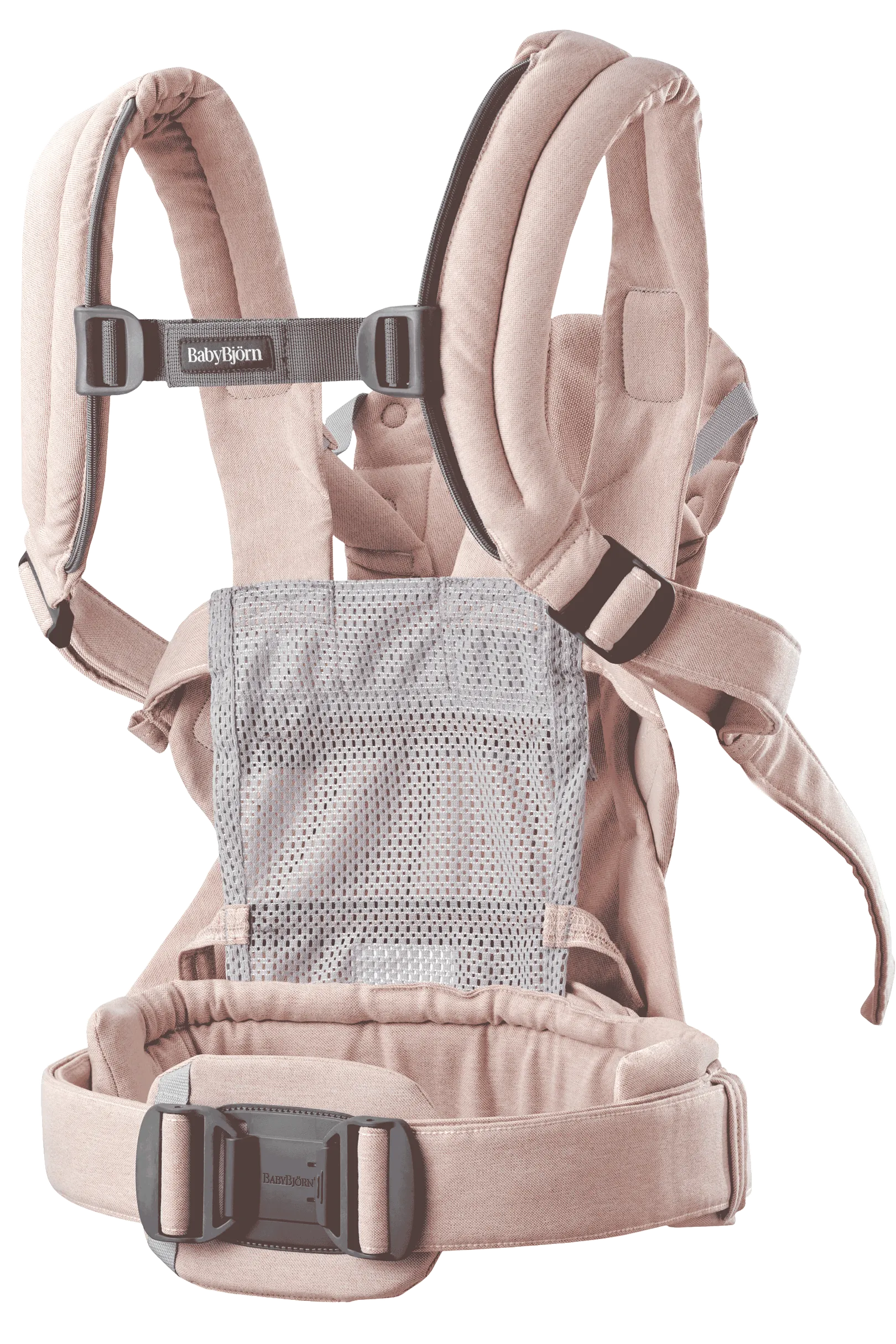 Бебешка Ергономична Раница Harmony, Woven, Light Pink Melange Babybjörn