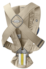 Бебешка Ергономична Раница Mini, Cotton, Beige Babybjörn