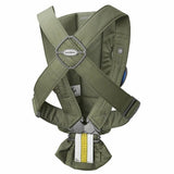 Бебешка Ергономична Раница Mini, Cotton, Dark Green Woven Babybjörn