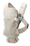 Бебешка Ергономична Раница Mini, Jersey 3d, Light Beige Babybjörn