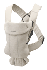 Бебешка Ергономична Раница Mini, Jersey 3d, Light Beige Babybjörn