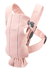 Бебешка Ергономична Раница Mini, Jersey 3d, Light Pink Babybjörn