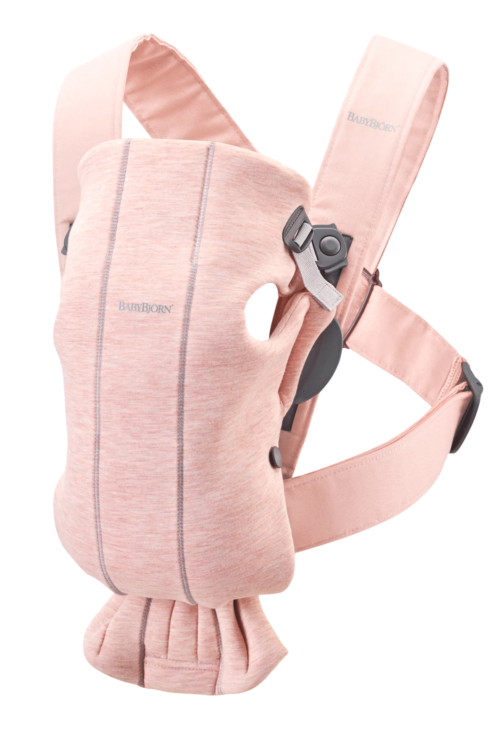 Бебешка Ергономична Раница Mini, Jersey 3d, Light Pink Babybjörn