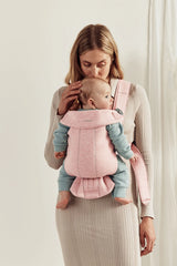 Бебешка Ергономична Раница Mini, Jersey 3d, Light Pink Babybjörn