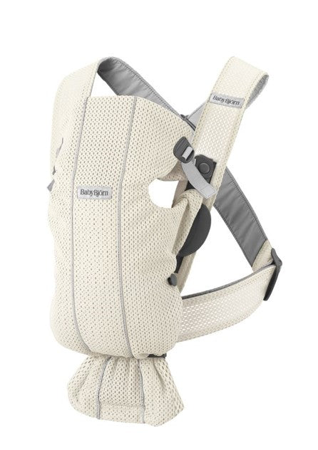 Бебешка Ергономична Раница Mini, Mesh 3d, Cream Babybjörn