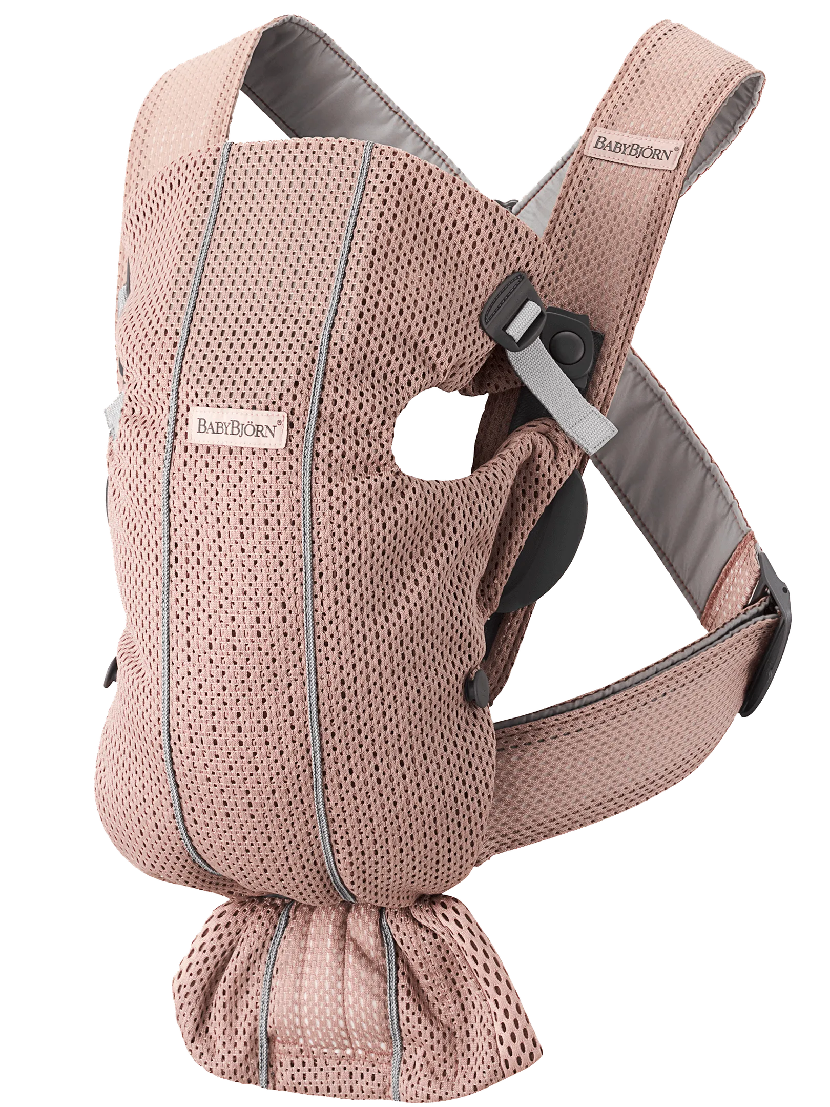 Бебешка Ергономична Раница Mini, Mesh 3d, Dusty Pink Babybjörn