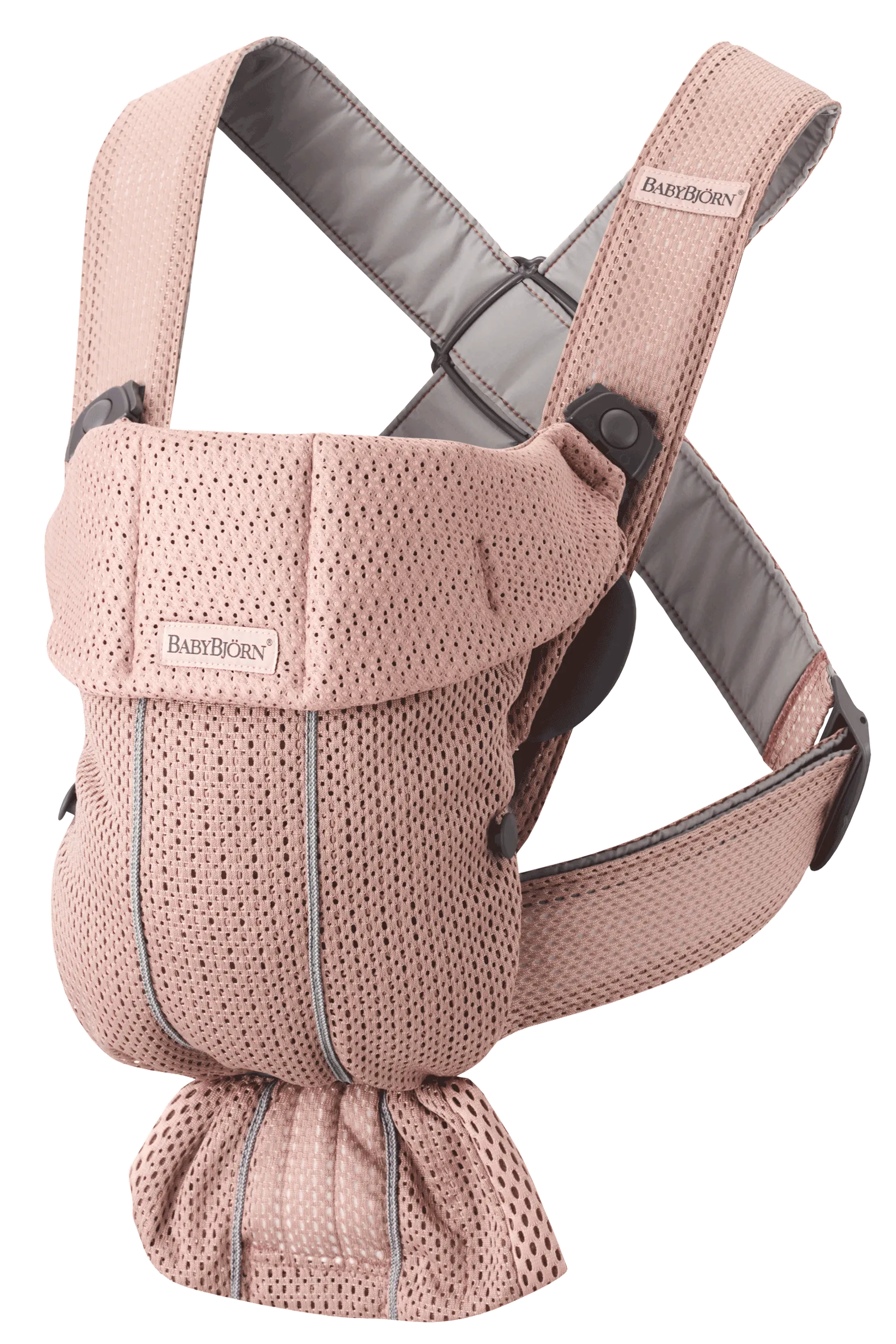 Бебешка Ергономична Раница Mini, Mesh 3d, Dusty Pink Babybjörn