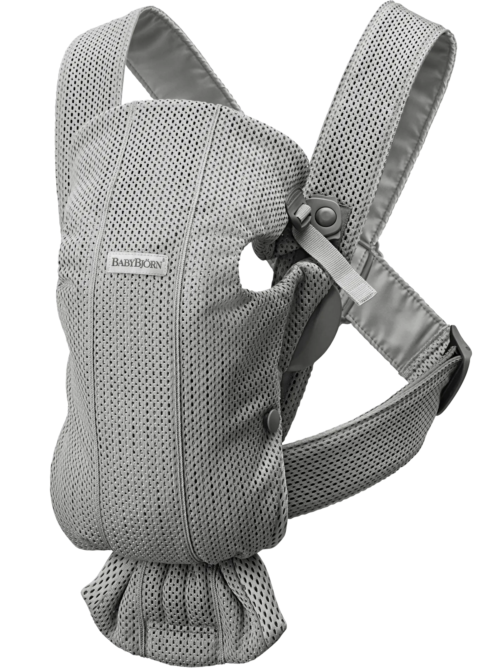 Бебешка Ергономична Раница Mini, Mesh 3d, Grey Babybjörn