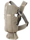 Бебешка Ергономична Раница Mini, Mesh 3d, Grey Beige Babybjörn