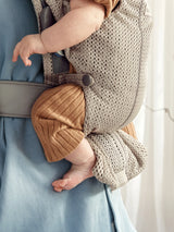 Бебешка Ергономична Раница Mini, Mesh 3d, Grey Beige Babybjörn