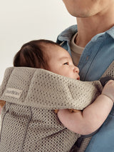 Бебешка Ергономична Раница Mini, Mesh 3d, Grey Beige Babybjörn