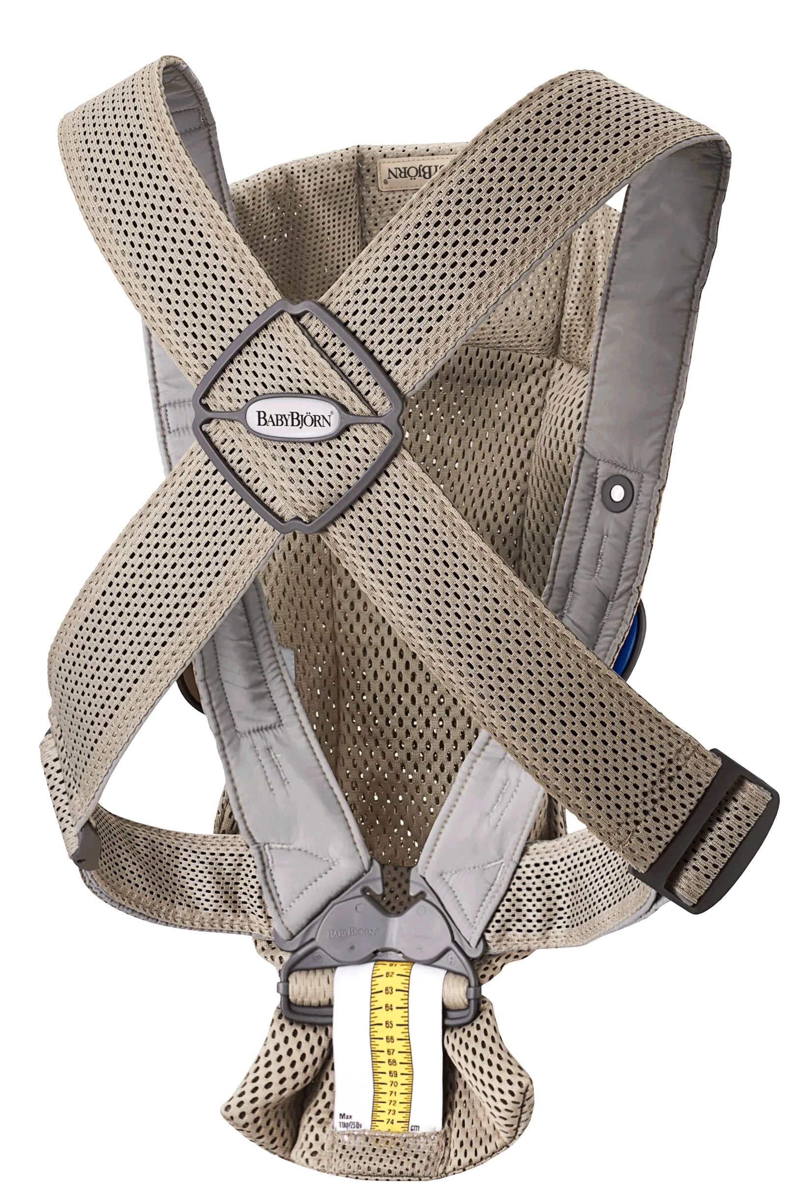 Бебешка Ергономична Раница Mini, Mesh 3d, Grey Beige Babybjörn