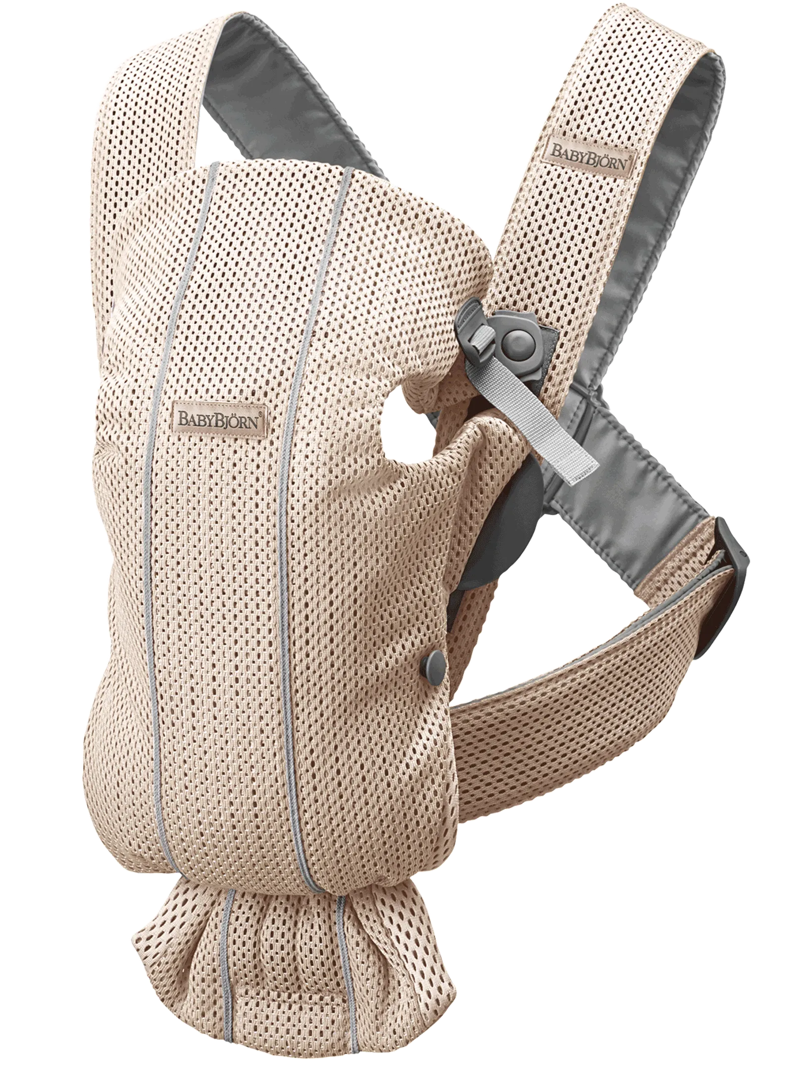 Бебешка Ергономична Раница Mini, Mesh 3d, Pearly Pink Babybjörn