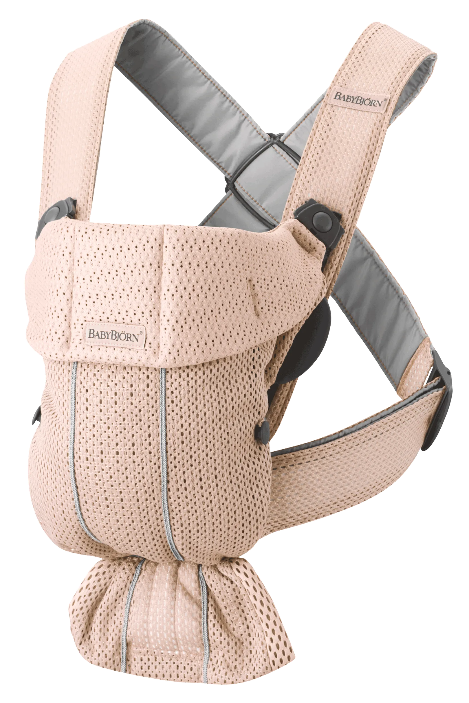 Бебешка Ергономична Раница Mini, Mesh 3d, Pearly Pink Babybjörn
