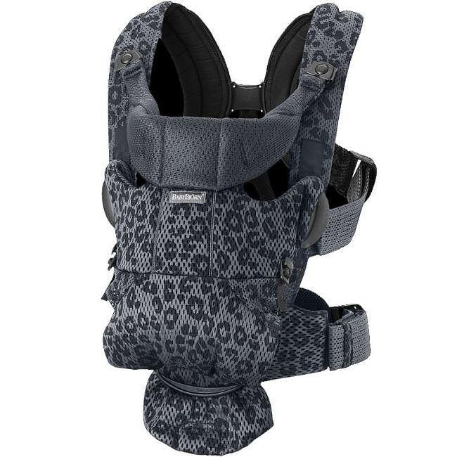 Бебешка Ергономична Раница Move, Mesh, Anthracite Leopard Babybjörn