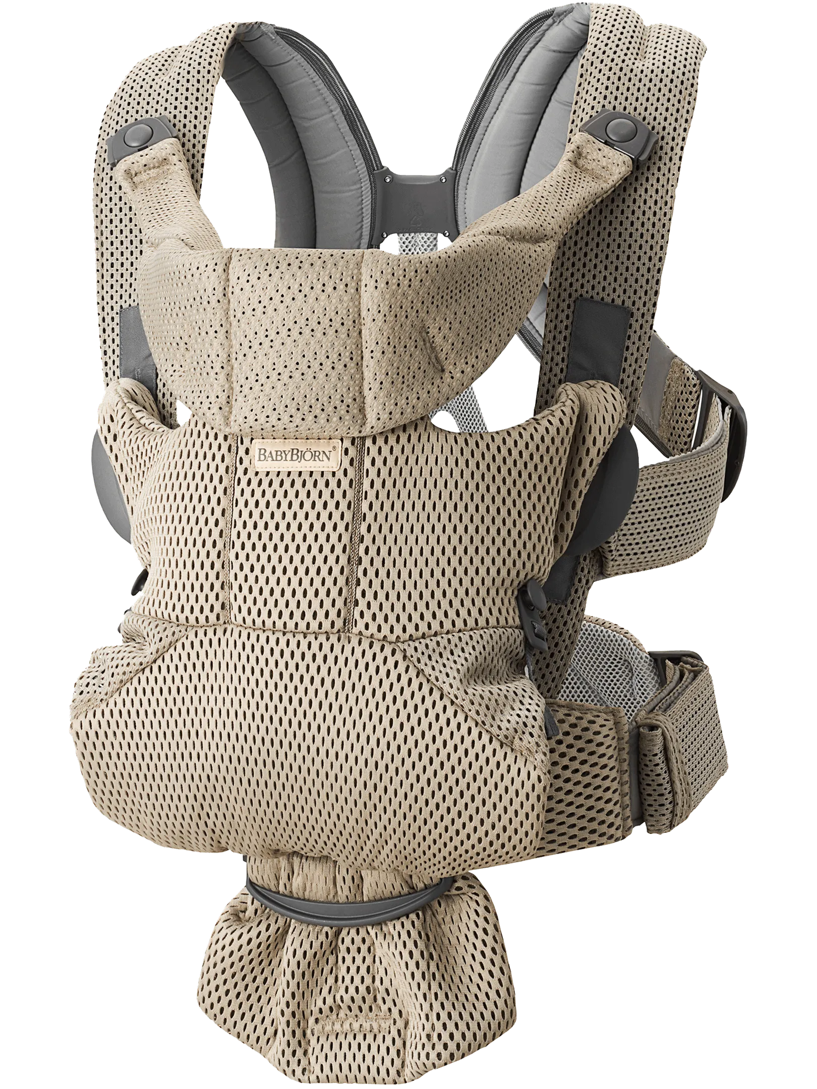 Бебешка Ергономична Раница Move, Mesh, Grey Beige Babybjörn