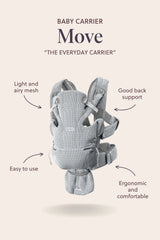 Бебешка Ергономична Раница Move, Mesh, Sage Green Babybjörn