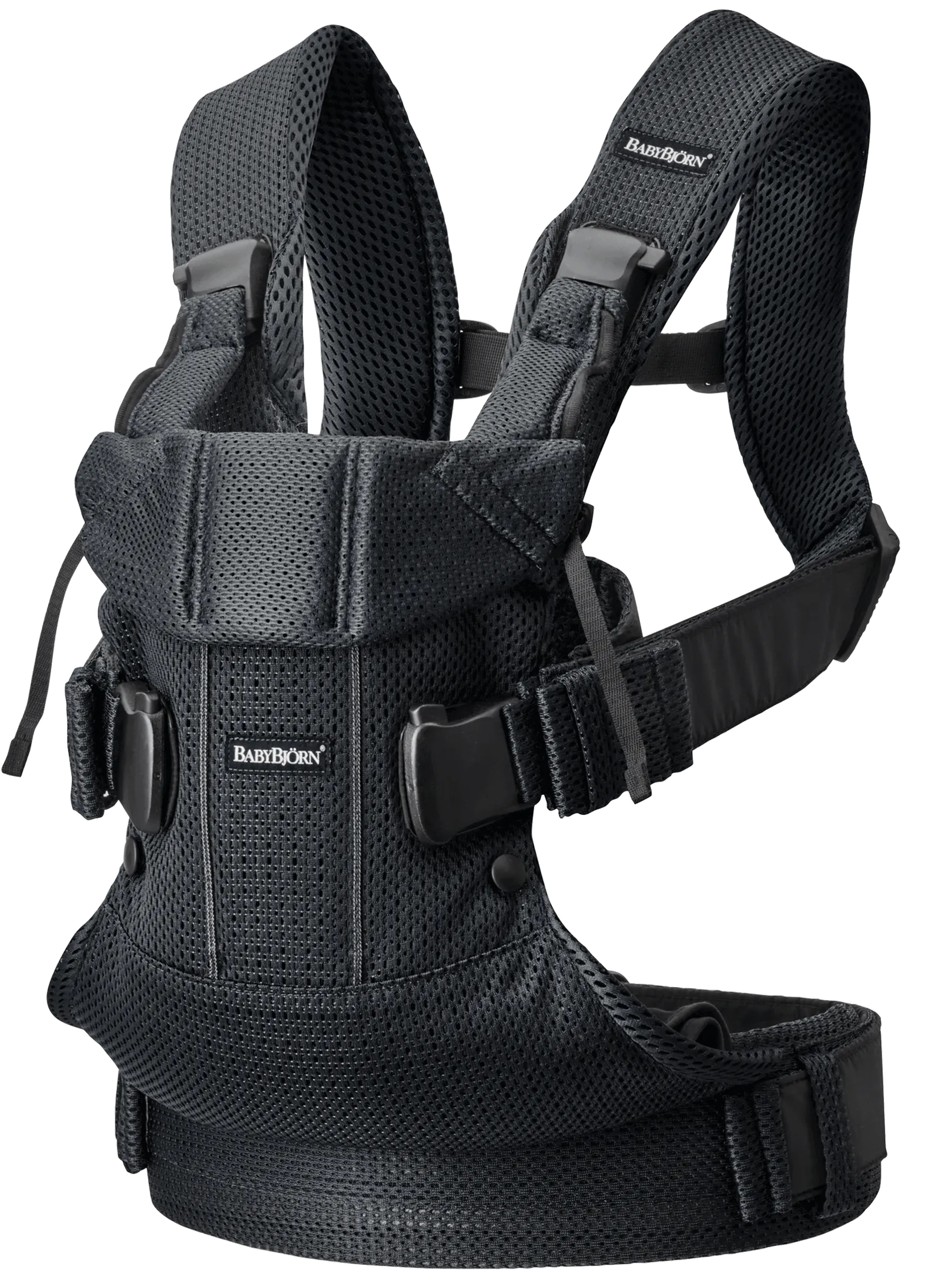 Бебешка Ергономична Раница One, Air Mesh 3d, Black Babybjörn