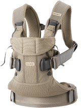 Бебешка Ергономична Раница One, Air Mesh 3d, Grey Beige Babybjörn