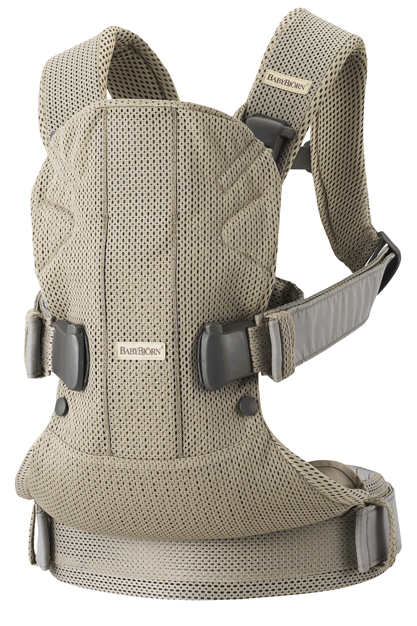 Бебешка Ергономична Раница One, Air Mesh 3d, Grey Beige Babybjörn