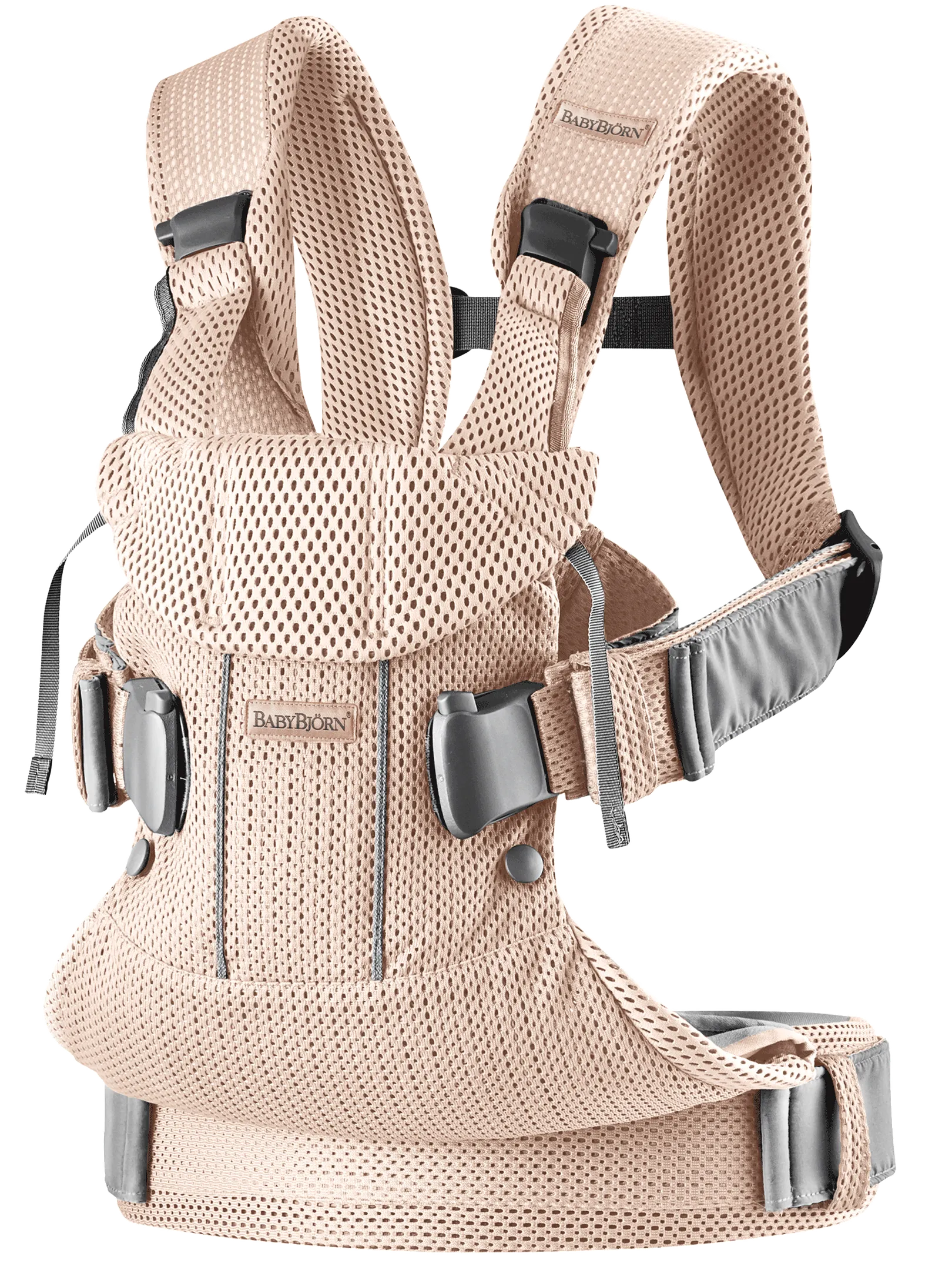 Бебешка Ергономична Раница One, Air Mesh 3d, Pearly Pink Babybjörn