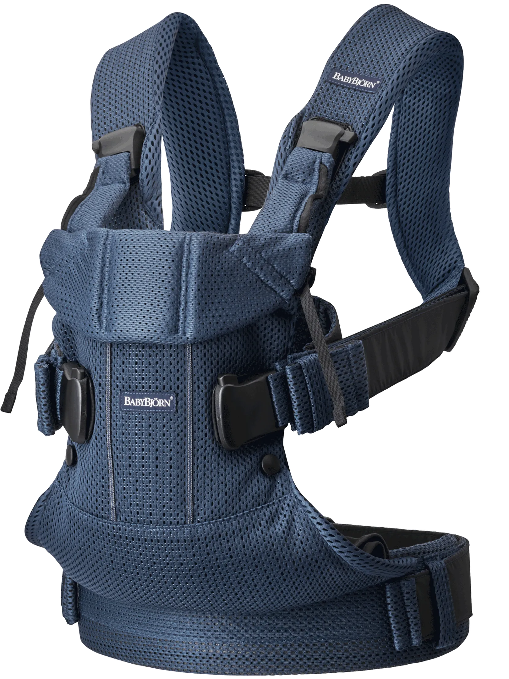 Бебешка Ергономична Раница One, Air Mesh 3d, Navy Blue Babybjörn