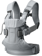 Бебешка Ергономична Раница One, Air Mesh 3d, Silver Babybjörn