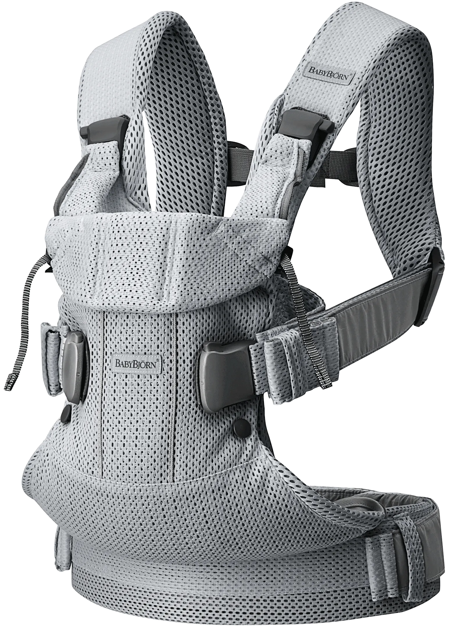 Бебешка Ергономична Раница One, Air Mesh 3d, Silver Babybjörn