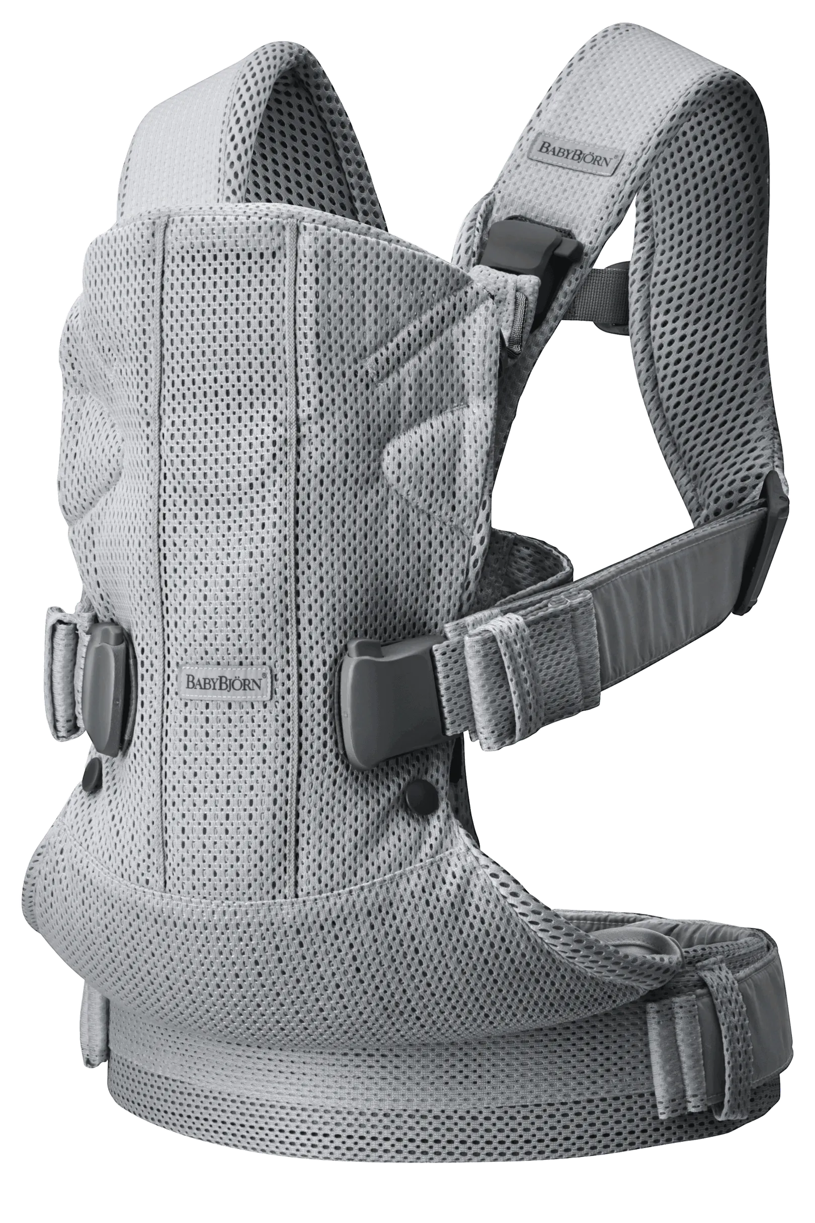 Бебешка Ергономична Раница One, Air Mesh 3d, Silver Babybjörn