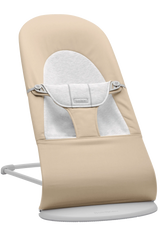 Бебешки Шезлонг Balance Soft Cotton Jersey Beige Grey Woven Jersey Babybjörn