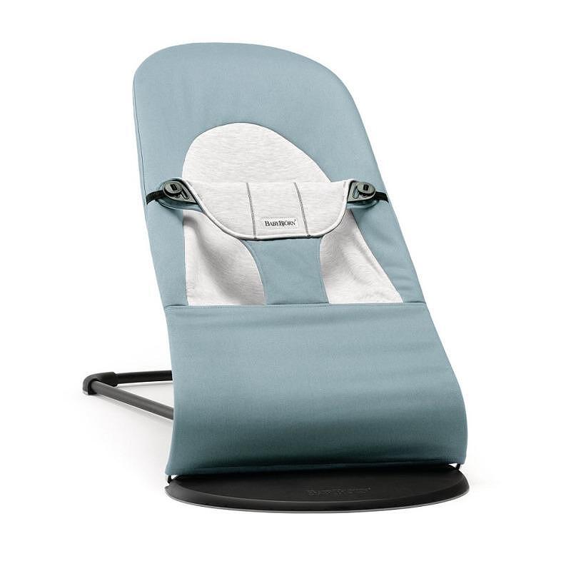 Бебешки Шезлонг Balance Soft Cotton Jersey, Blue Grey Babybjörn