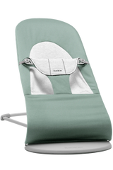 Бебешки Шезлонг Balance Soft Cotton Jersey Light Sage Grey Woven Jersey Babybjörn