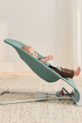Бебешки Шезлонг Balance Soft Cotton Jersey Light Sage Grey Woven Jersey Babybjörn