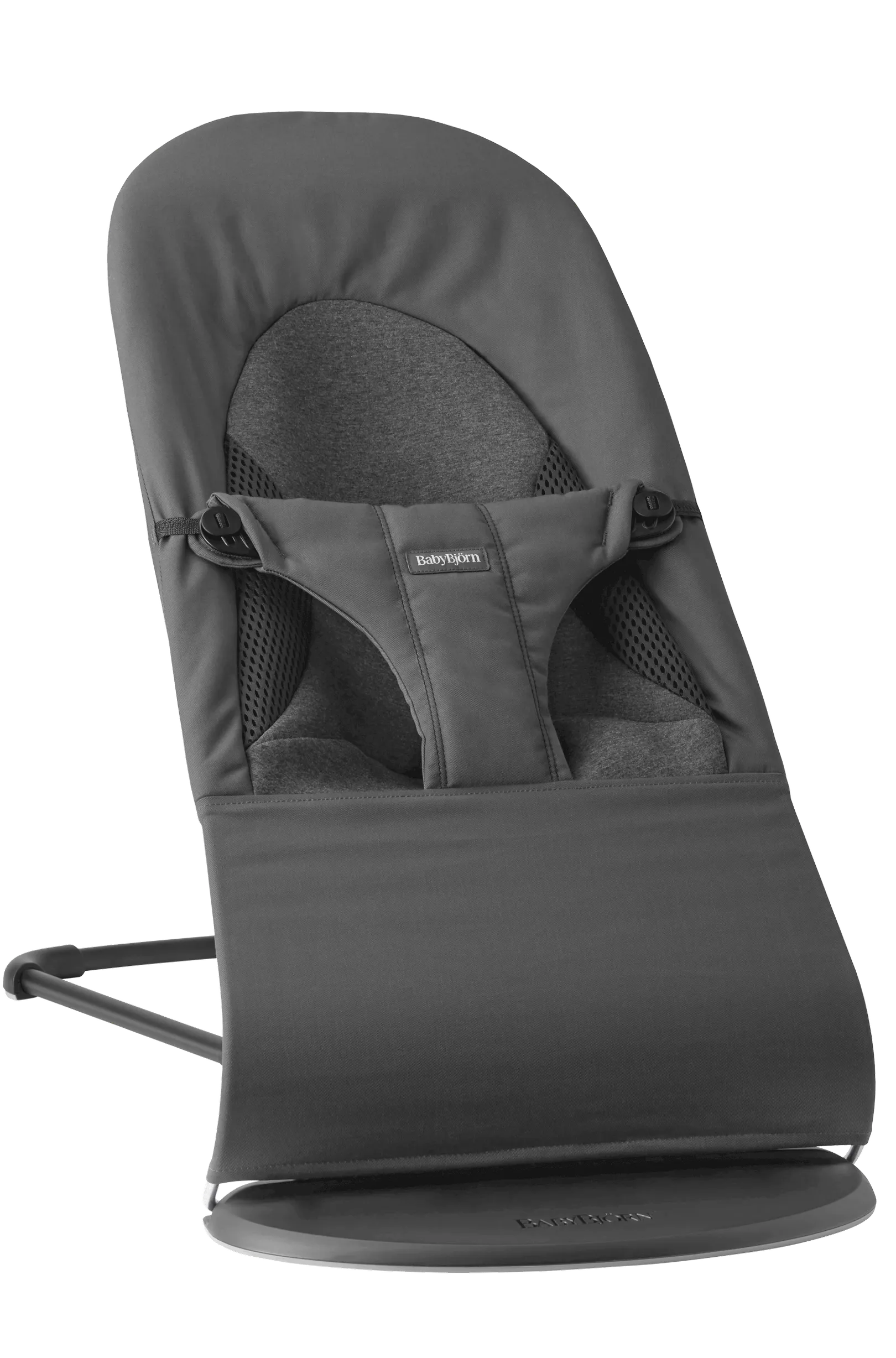 Бебешки Шезлонг Balance Soft Woven Jersey, Tri Fabric Dark Grey Babybjörn