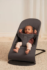Бебешки Шезлонг Balance Soft Woven Jersey, Tri Fabric Dark Grey Babybjörn