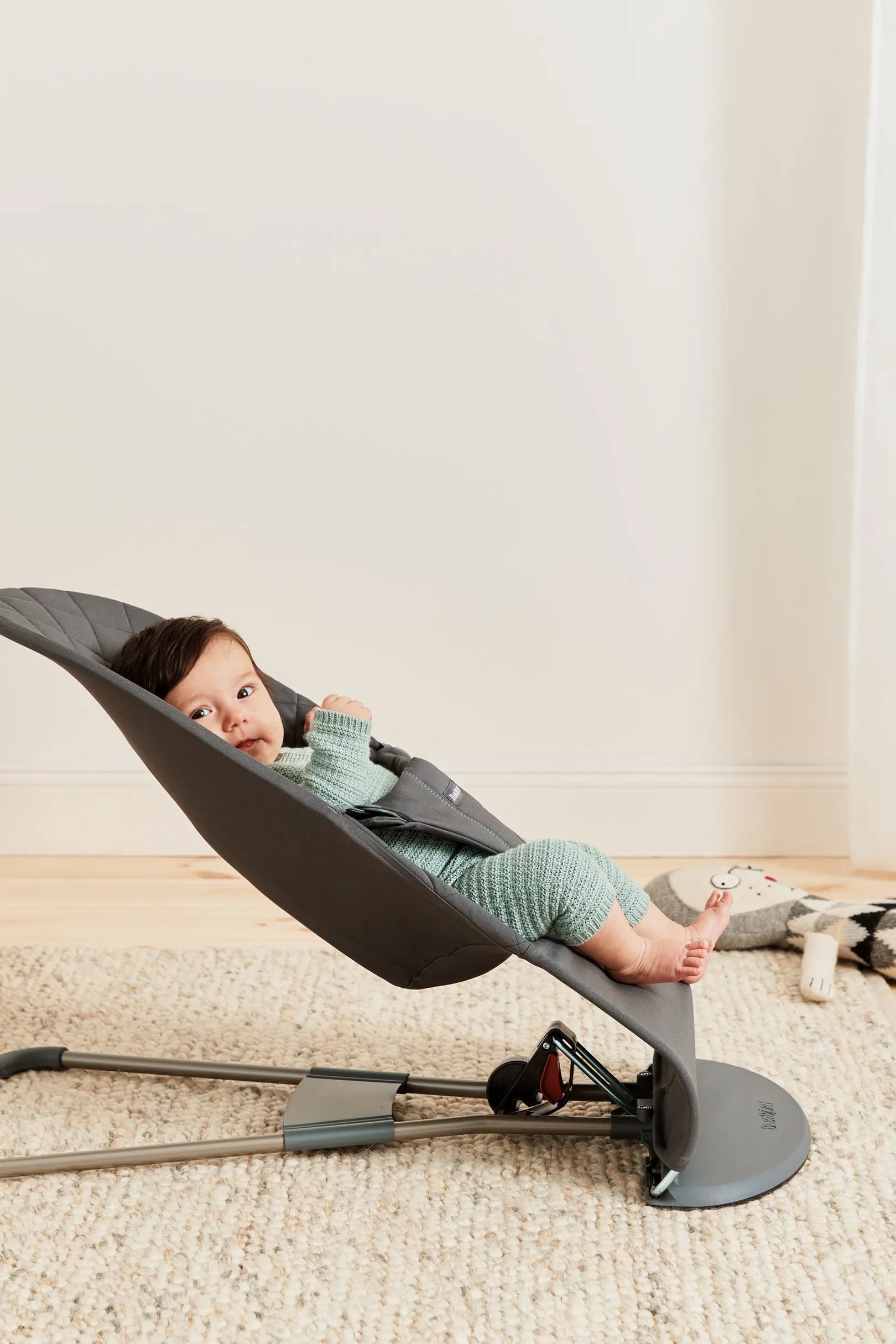 Бебешки Шезлонг Bliss Anthracite (classic Quilt, Woven) Babybjörn