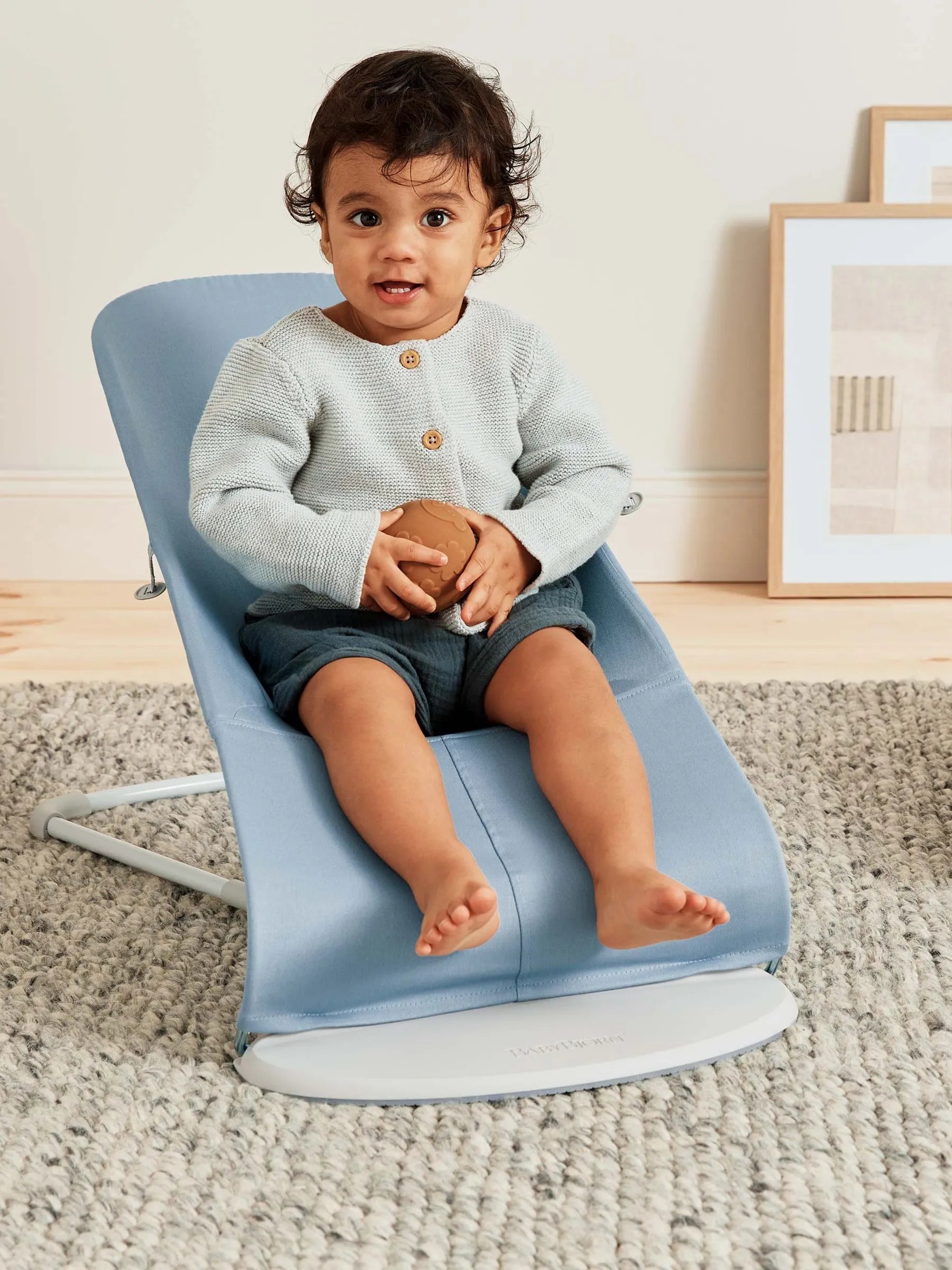 Бебешки Шезлонг Bliss Blue (petal Quilt, Woven) Babybjörn