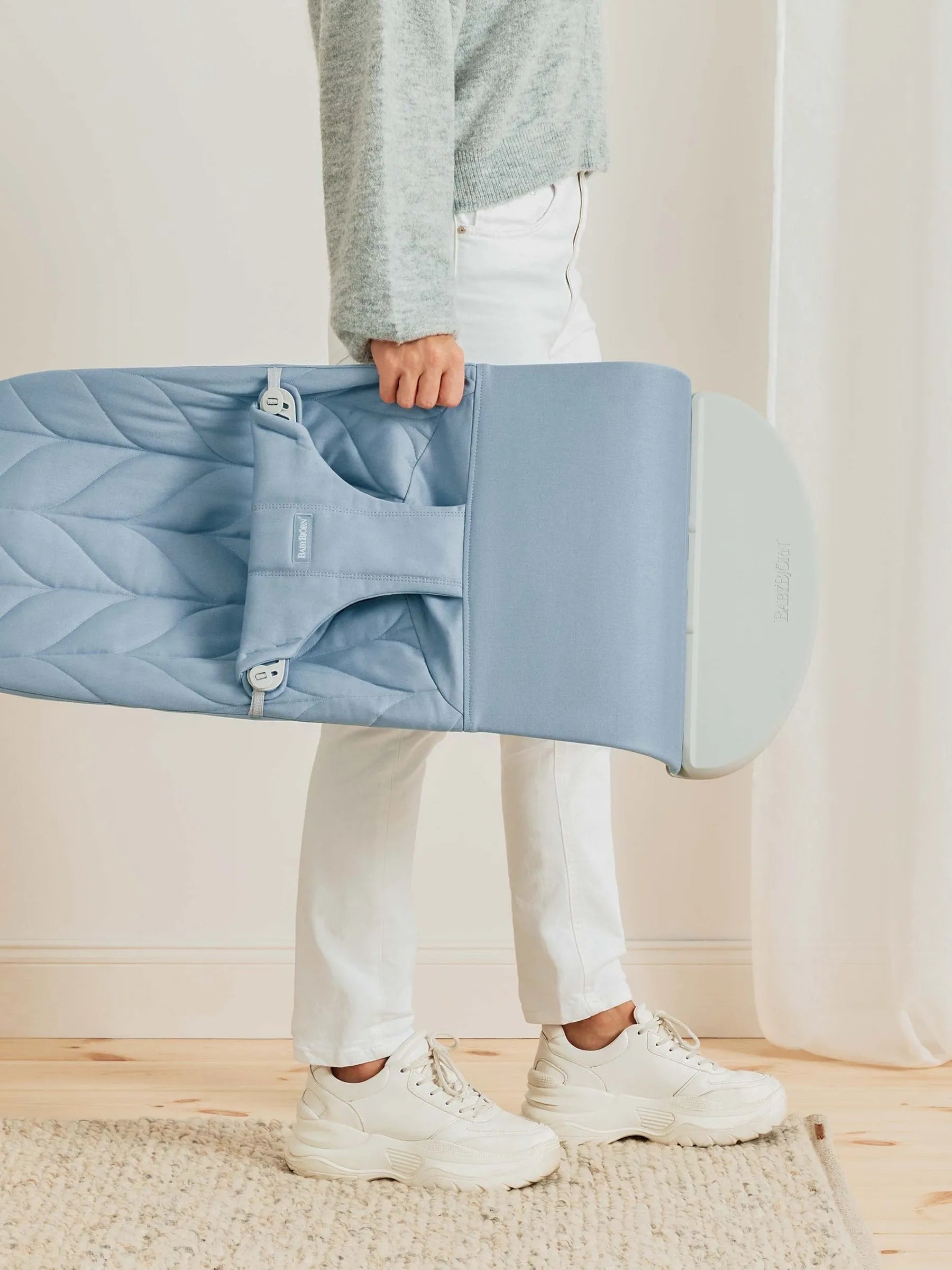 Бебешки Шезлонг Bliss Blue (petal Quilt, Woven) Babybjörn